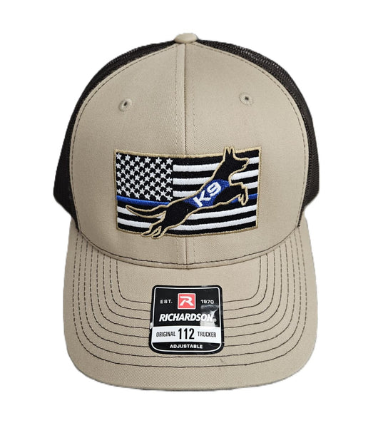 Tan and Black Trucker Hat